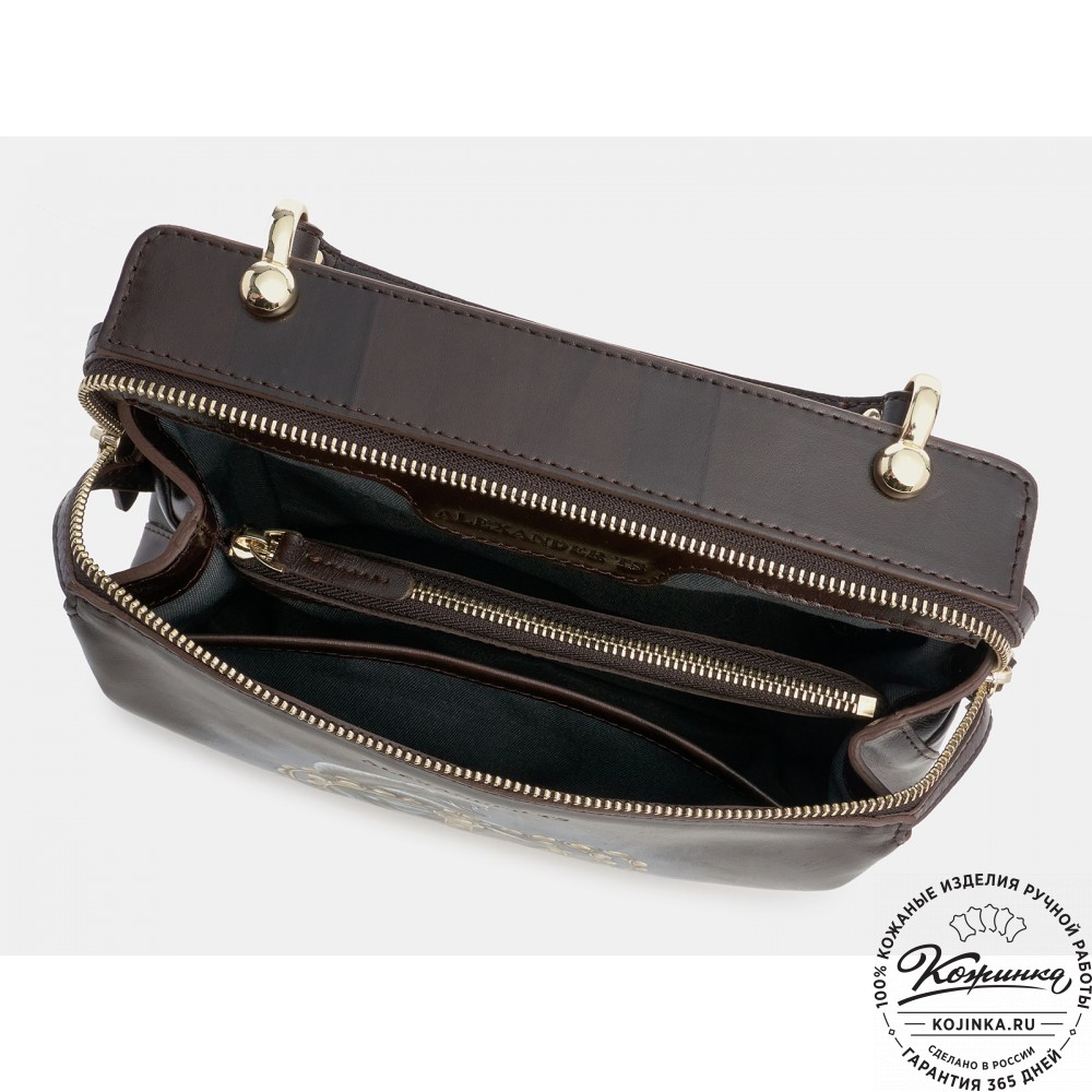 Женская кожаная сумка "Орнелла"  "Змей"